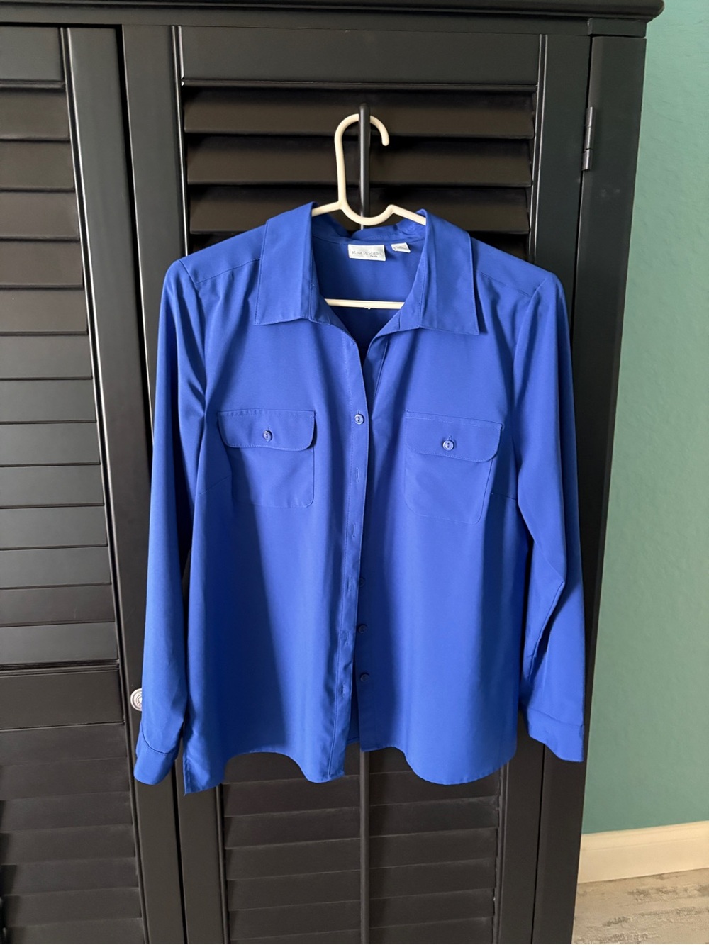 Kim Rogers Royal Blue women’s Button-Down Shirt